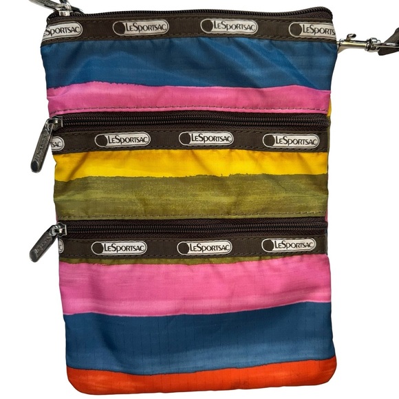 Lesportsac Multicolor Striped Crossbody Bag - Picture 3 of 13